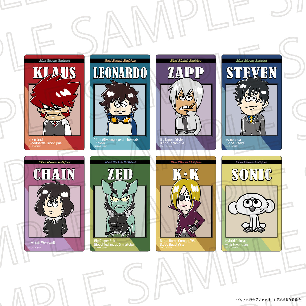 [Single item/BOX] TV anime “Blood Blockade Battlefront” Trading clear card