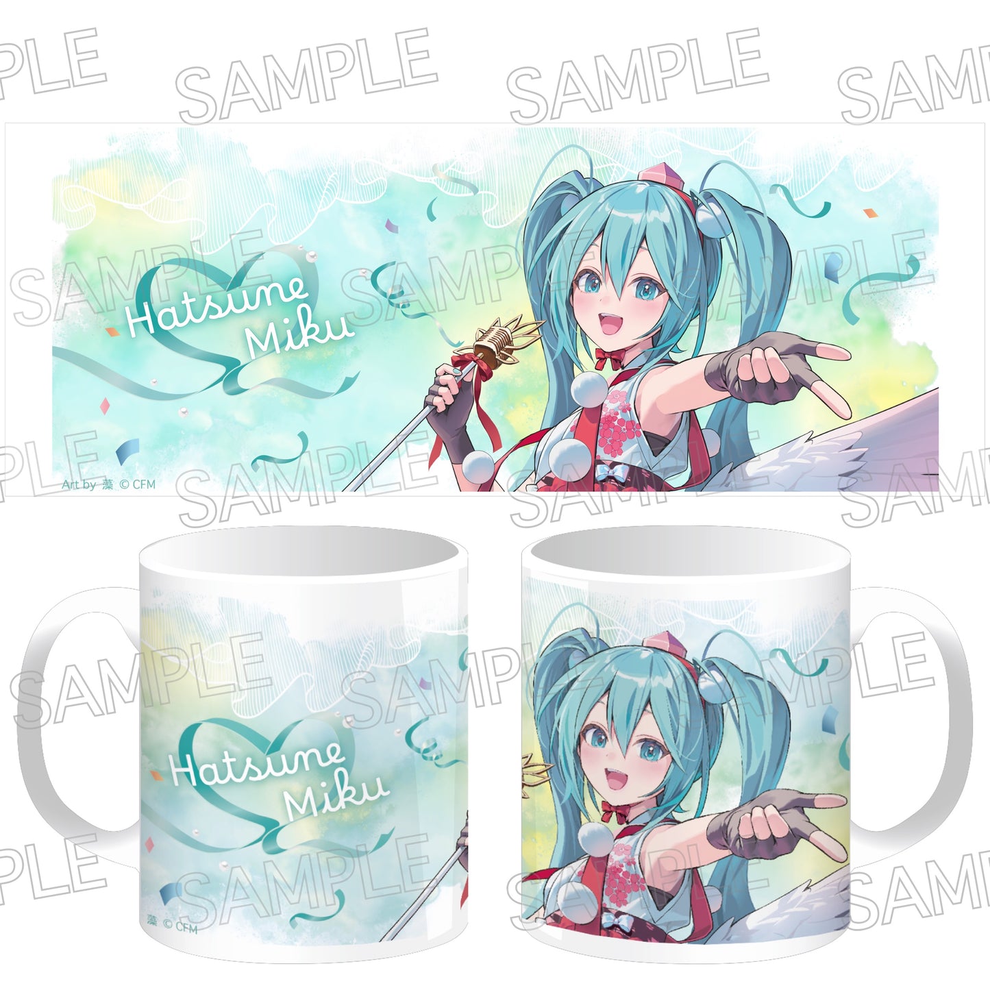 Hatsune Miku Ayakashi Stage Mug Cup Raven Tengu