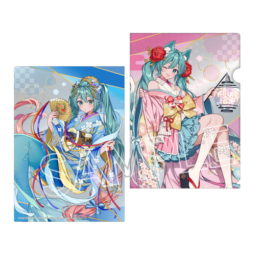 初音ミク 百鬼夜行 ~麗宴~ クリアファイル A 猫又&人魚