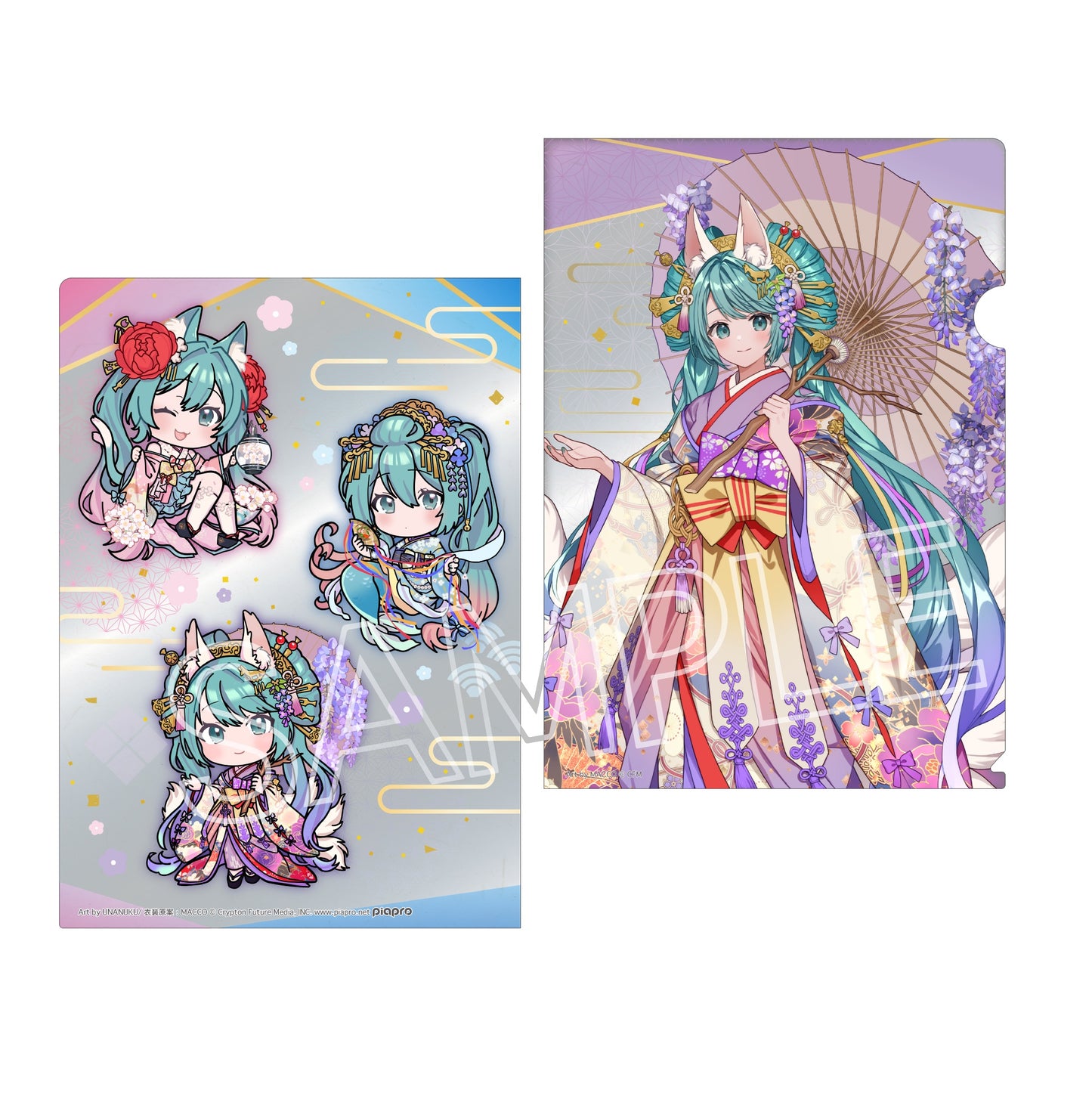 하츠네 미쿠 Hyakuki yagyo ~ reien ~ 클리어 파일 B White Fox & Catmata, Mermaid, White Fox