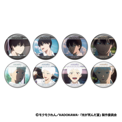 TV Anime "The Summer of Light Dead" Yoshiki & Hikaru Face Collection Can Badge 8 Pieces Box