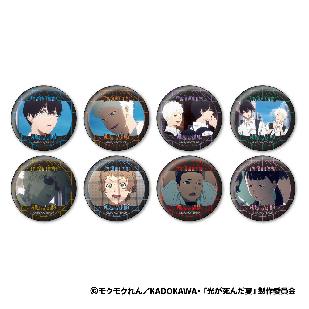 TV Anime "The Summer of Light Dead" Wall Texture Can Badge Collection 8 Pieces Box