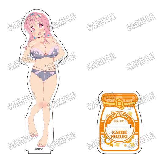 Onimai: I'm Now Your Sister! Original BIG acrylic stand [After-bath Ver.] ③ Kaede Hozuki