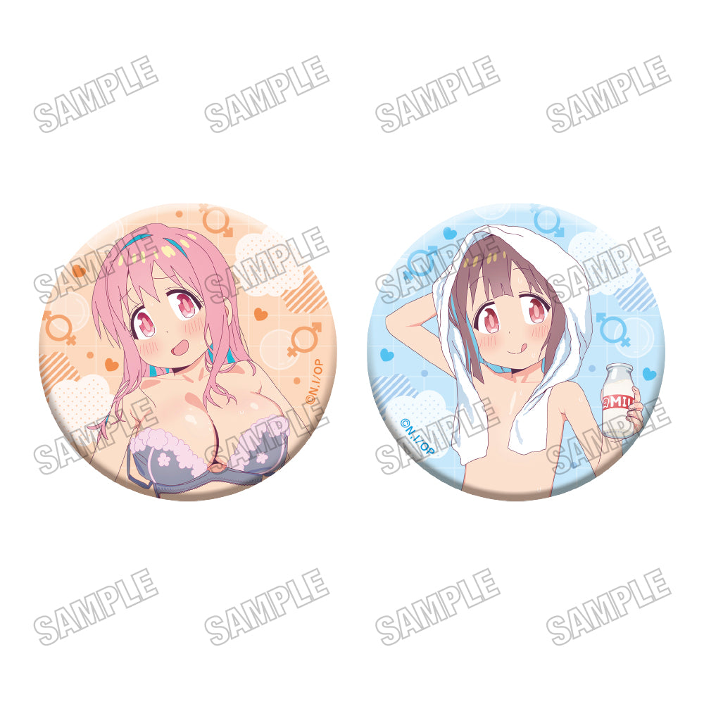 Onimai: I'm Now Your Sister! Newly drawn can badge set [After-bath Ver.] B