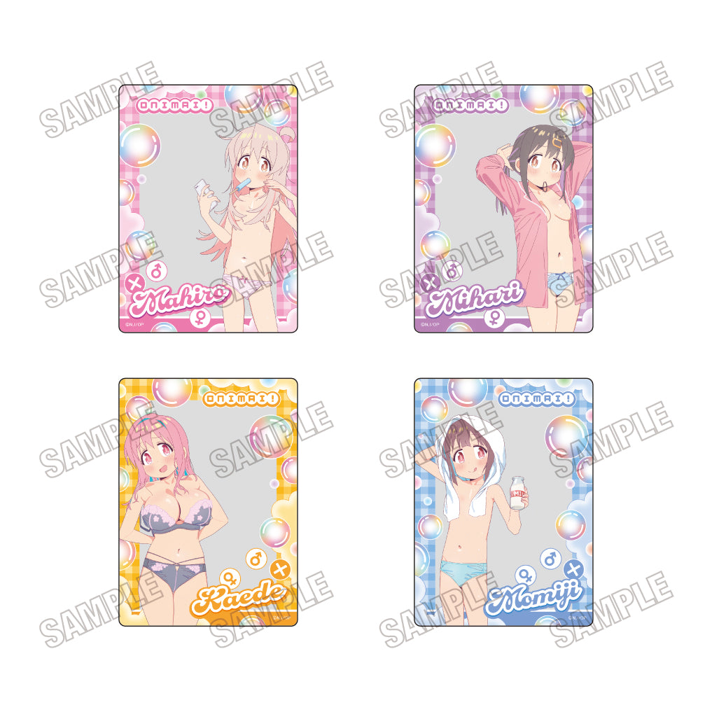 Onimai: I'm Now Your Sister! Newly drawn clear card set [After-bath Ver.] A