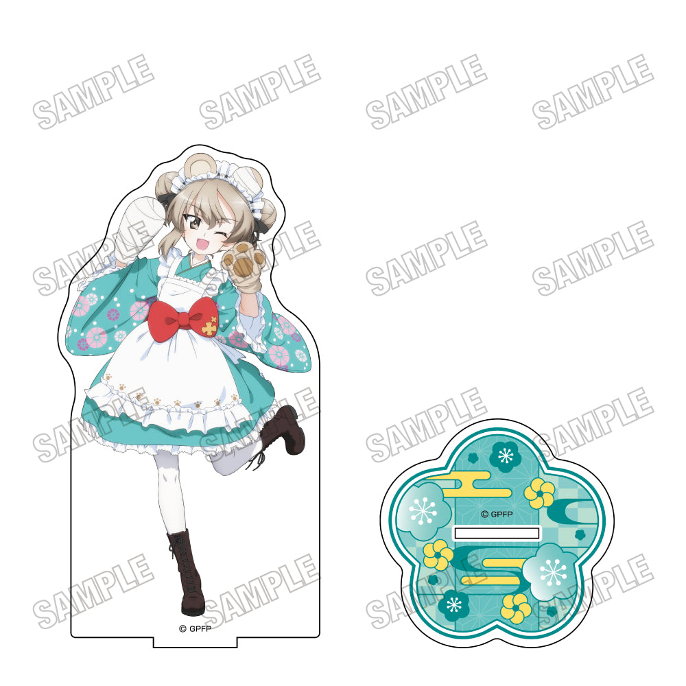 『Girls und Panzer Final Chapter” Original BIG acrylic stand [Japanese-style maid Ver.] ③ Airi Shimada