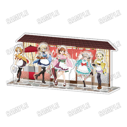 『ガールズ＆パンツァー 最終章』 描き下ろしアクリルジオラマ【和風メイド Ver.】