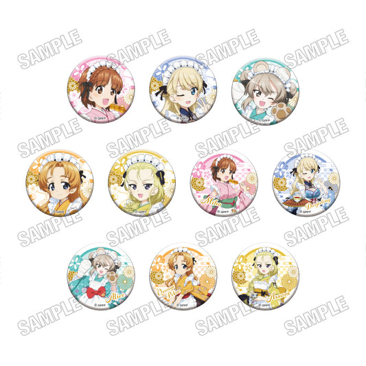 [单品/盒]少女与战车 《最终章》新画罐徽章收藏【日式女仆版】10枚入BOX