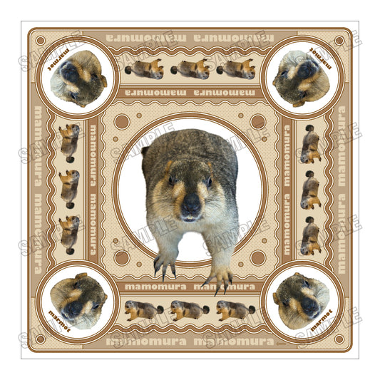 土拨鼠咖啡馆“土拨鼠村”头巾