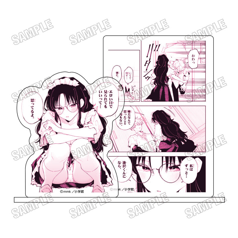 “The guy sitting next to me looks at me like that” Famous scene mini acrylic diorama ①