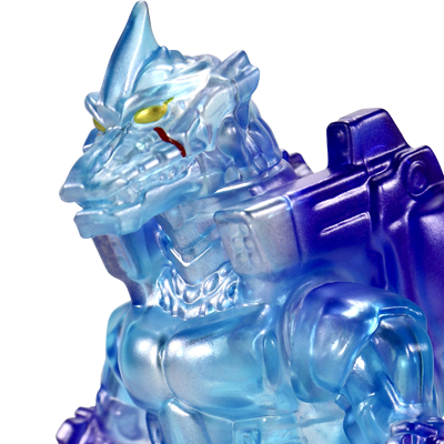 CCP Middle Size Series Godzilla EX [Vol.5] Mecha Godzilla (2002) Clear Blue Ver.