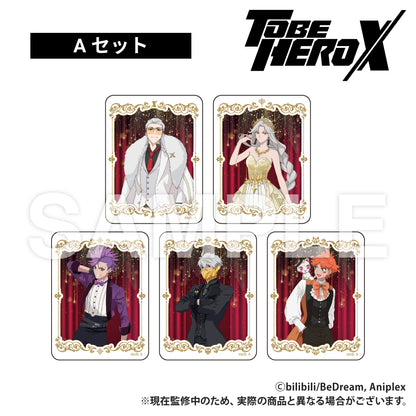 アニメ「TO BE HERO X」 ステッカー5枚セット A 舞踏会風描き下ろし Ver.
