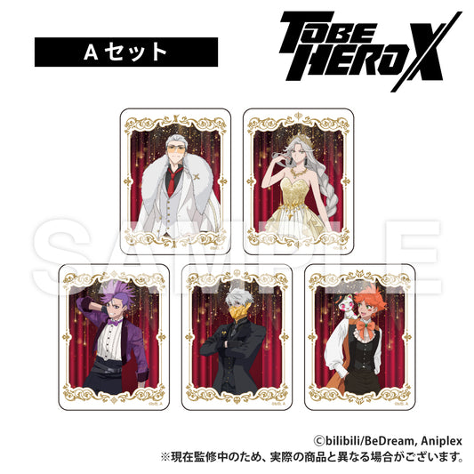 アニメ「TO BE HERO X」 ステッカー5枚セット A 舞踏会風描き下ろし Ver.