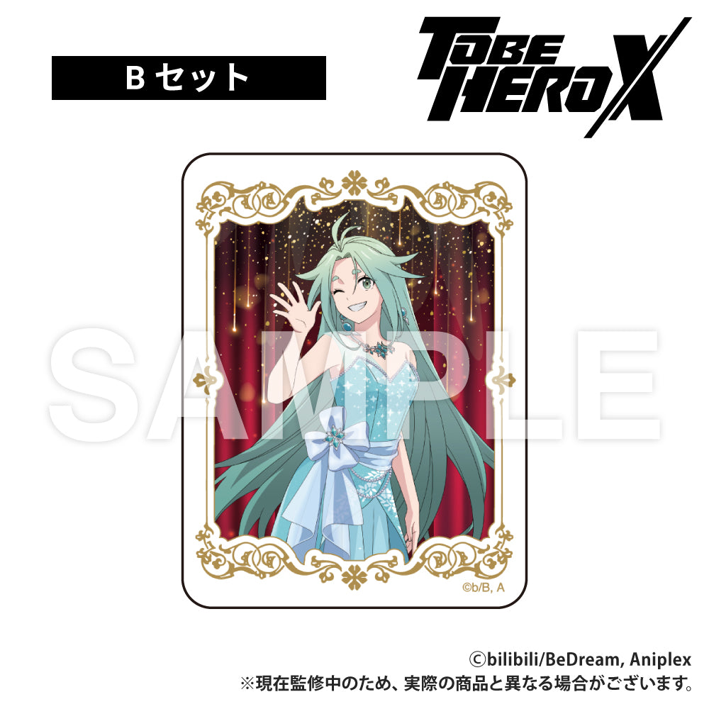 アニメ「TO BE HERO X」 ステッカー5枚セット B 舞踏会風描き下ろし Ver.