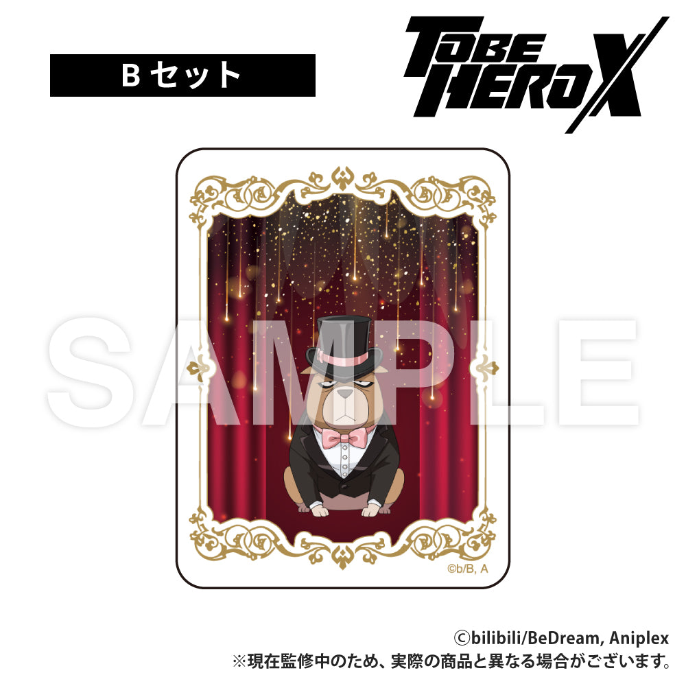 アニメ「TO BE HERO X」 ステッカー5枚セット B 舞踏会風描き下ろし Ver.