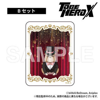 アニメ「TO BE HERO X」 ステッカー5枚セット B 舞踏会風描き下ろし Ver.