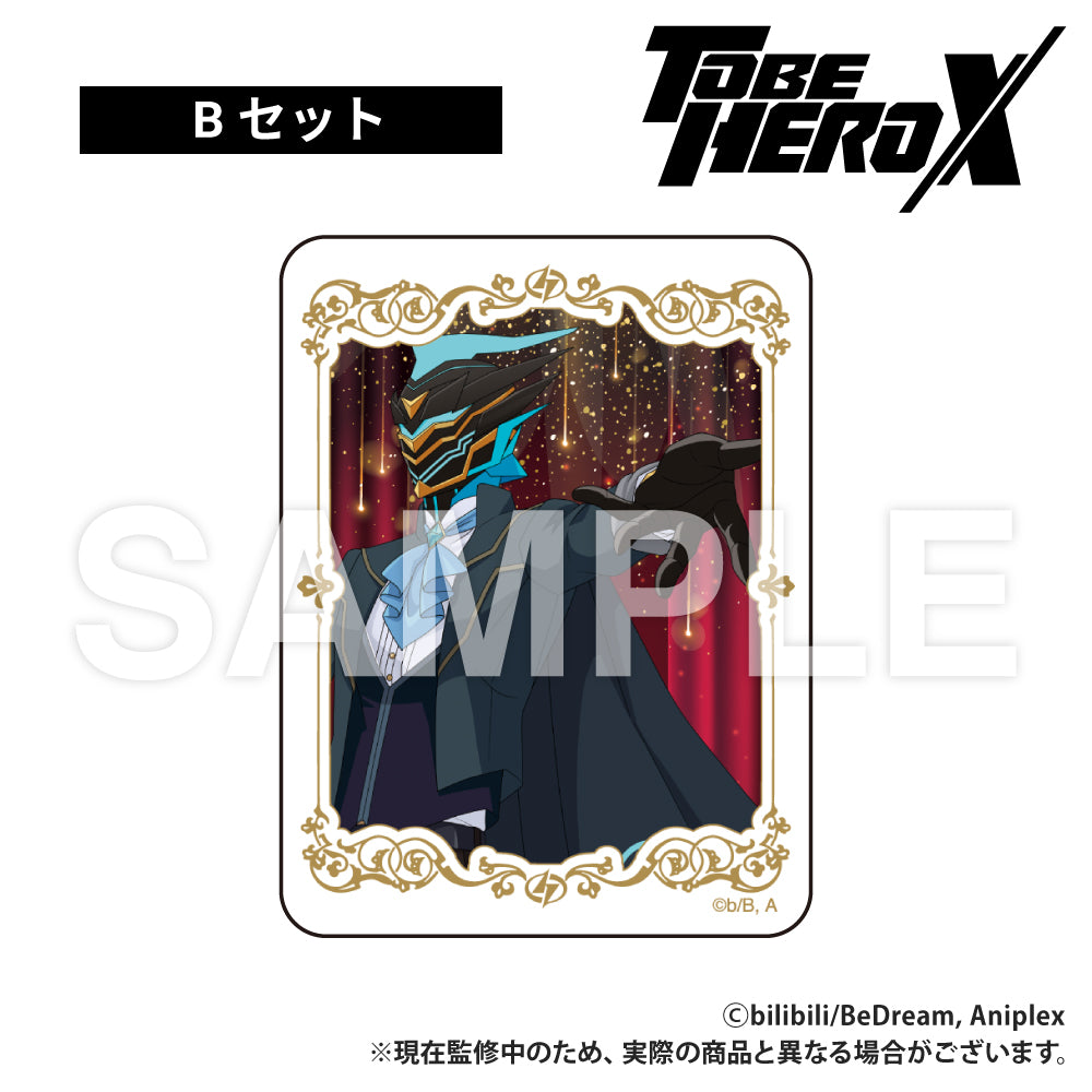 アニメ「TO BE HERO X」 ステッカー5枚セット B 舞踏会風描き下ろし Ver.