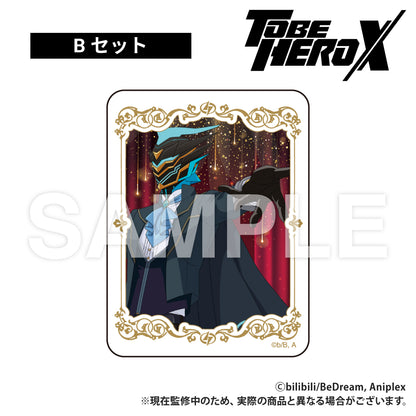 アニメ「TO BE HERO X」 ステッカー5枚セット B 舞踏会風描き下ろし Ver.