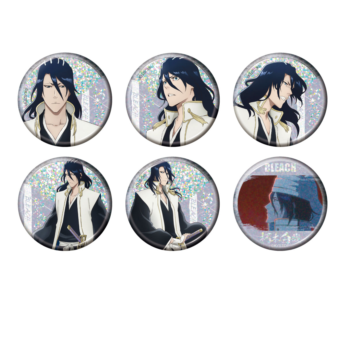 【単品・BOX】BLEACH 千年血戦篇 トレーディング ホログラム缶バッジ 朽木白哉