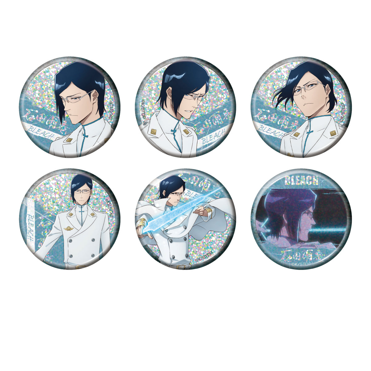 【単品・BOX】BLEACH 千年血戦篇 トレーディング ホログラム缶バッジ 石田雨竜