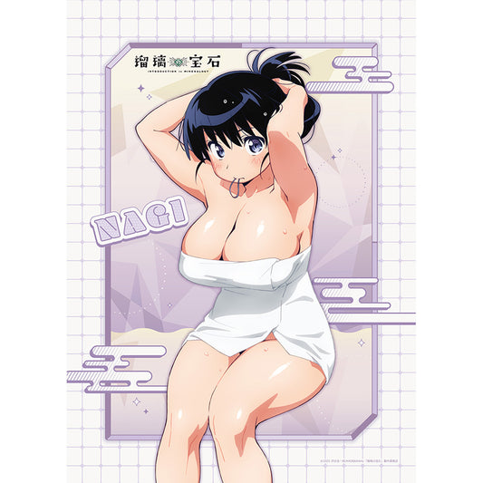 瑠璃の宝石 描き下ろしB2タペストリー （荒砥凪／温泉）Wスエード