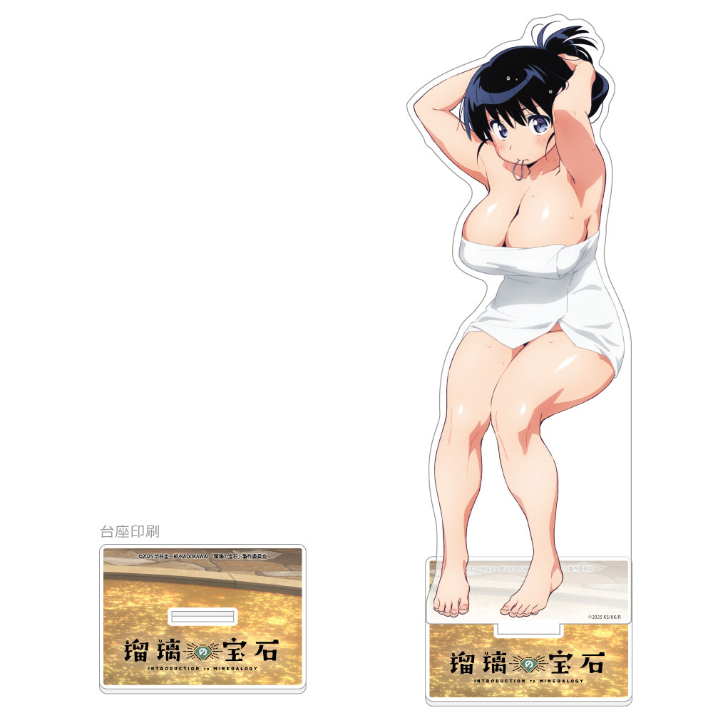 瑠璃の宝石 描き下ろし特大アクリルスタンド （荒砥凪／温泉）