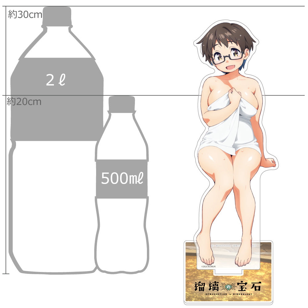 瑠璃の宝石 描き下ろし特大アクリルスタンド （伊万里曜子／温泉）