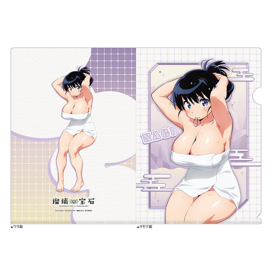 瑠璃の宝石 描き下ろしクリアファイル （荒砥凪／温泉）