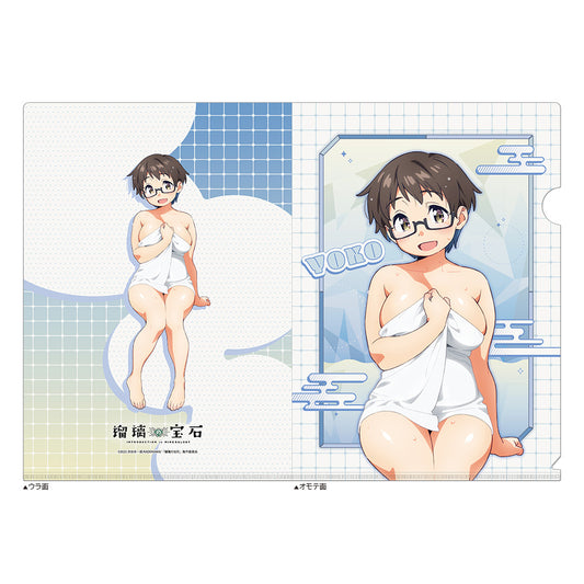 瑠璃の宝石 描き下ろしクリアファイル （伊万里曜子／温泉）