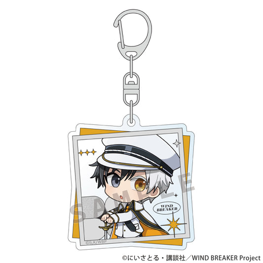 Wind Breaker Acrylic keychain (Haruka Sakura/military coordination)