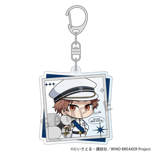 Wind Breaker Acrylic keychain (Uryu Sakaki/Military coordination)