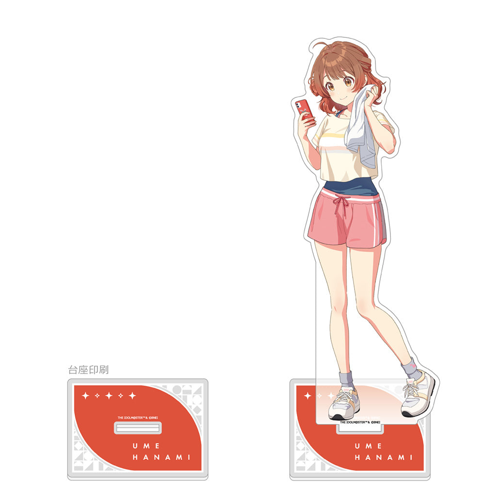 학원아이돌 마스터 특대 아크릴 스탠드 (화해 싹싹/트레이닝 옷)