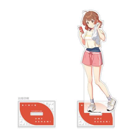 학원아이돌 마스터 특대 아크릴 스탠드 (화해 싹싹/트레이닝 옷)