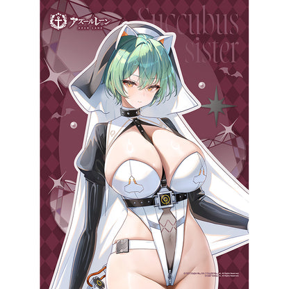 碧藍航線 原始 B2 掛毯（納希莫夫海軍上將/魅魔姐妹） 這是“W Suede