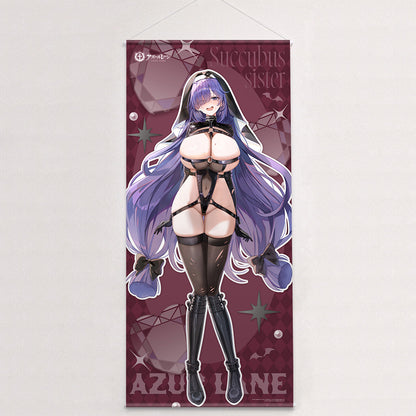 Azur Lane Newly drawn oversized tapestry (Mogador/Succubus Sister) This is an oversized tapestry of ``Mogador/Succubus Sister'' from
