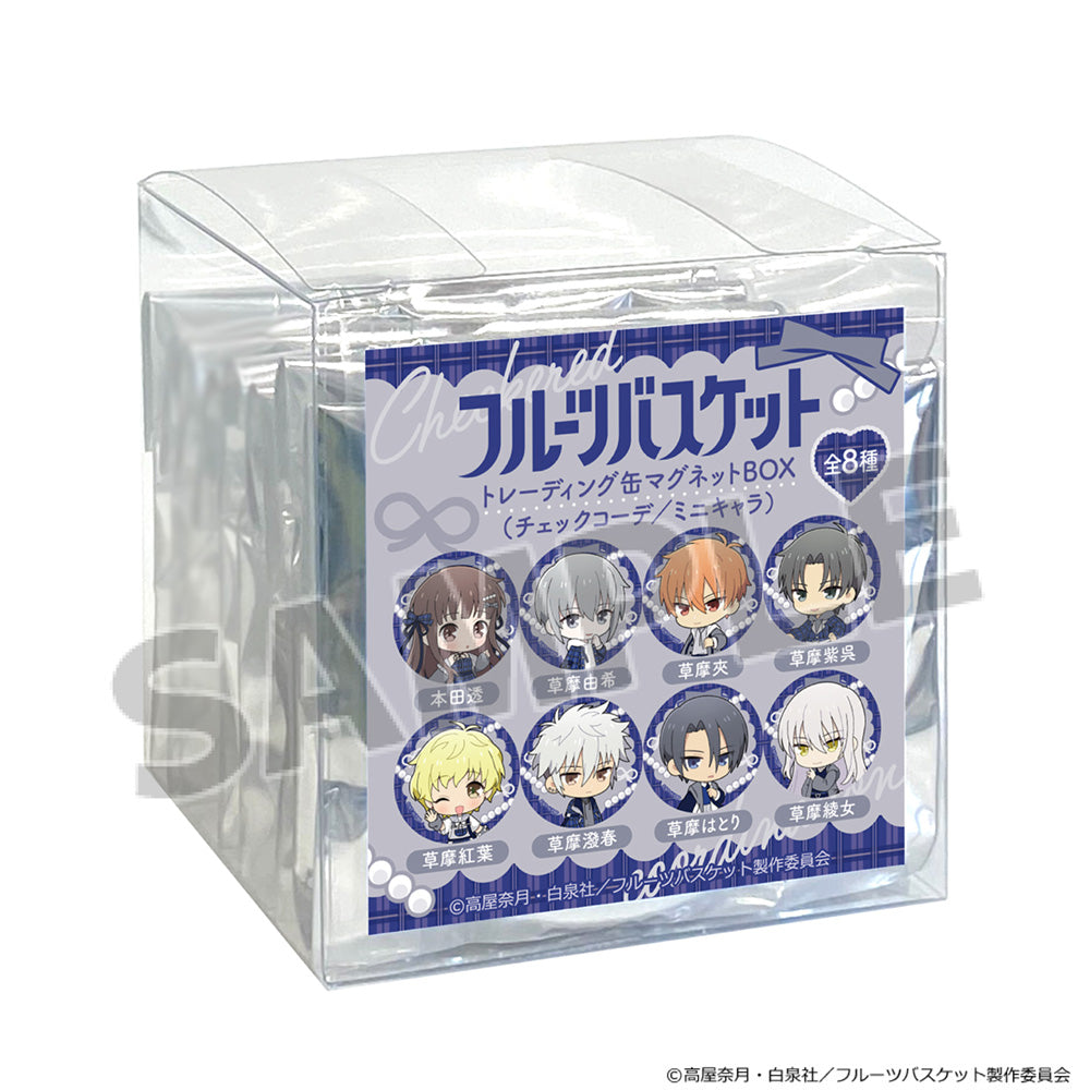 [Single item/BOX]Fruits Basket Trading can magnet (check coordination/mini character)