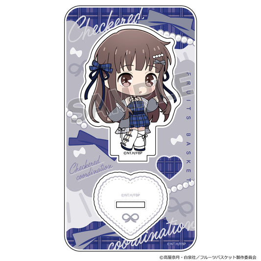 Fruits Basket Acrylic stand (Toru Honda/Check coordination)