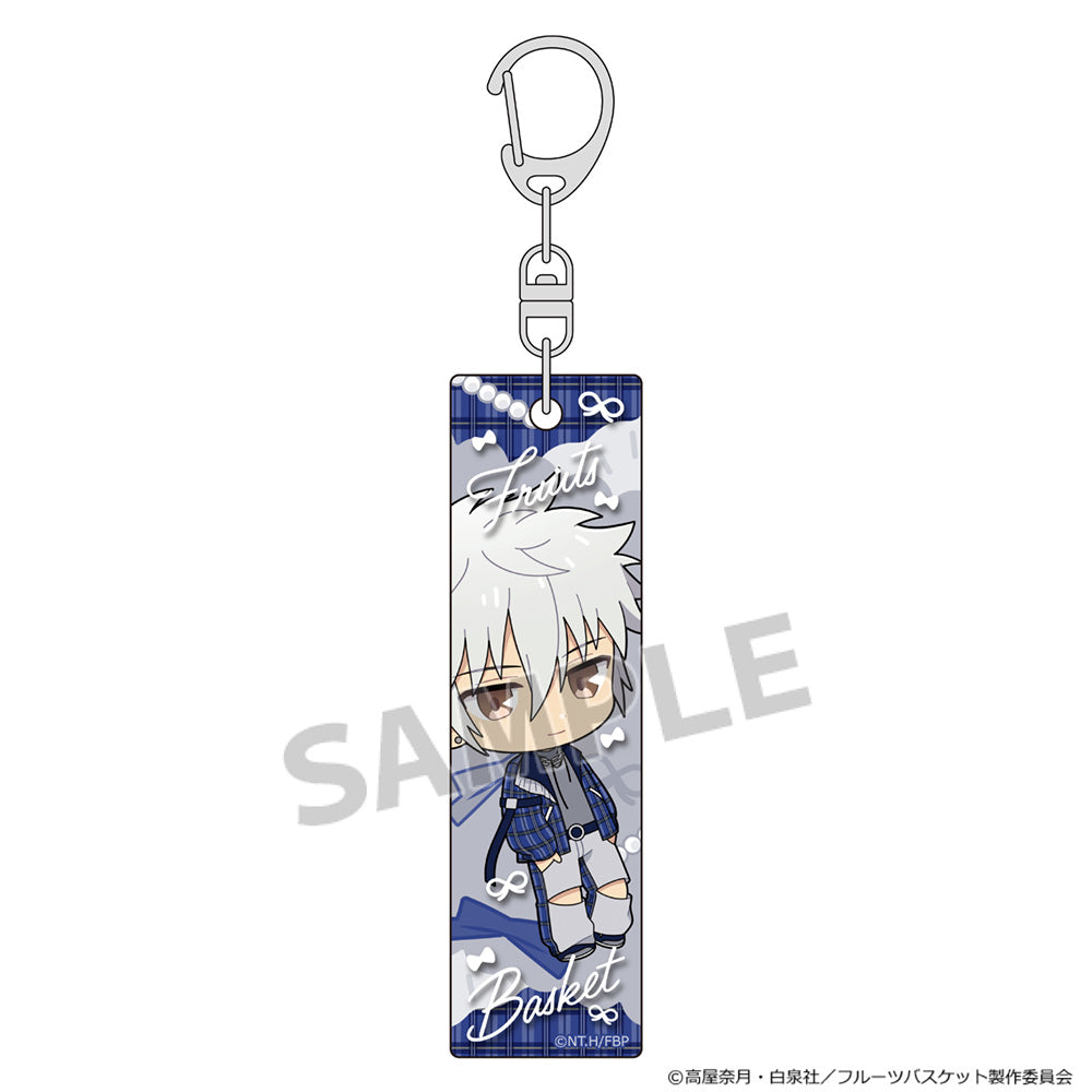 Fruits Basket Stick key chain (Shushun Soma/Check coordination)