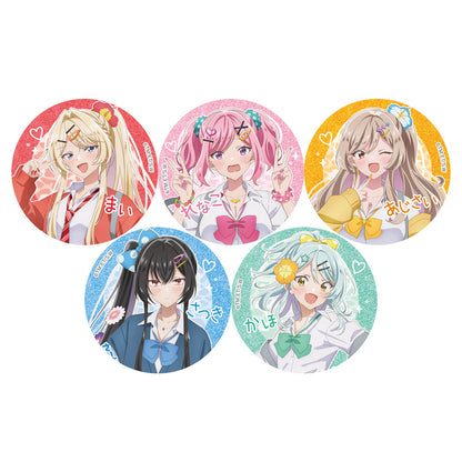 [Single item/BOX]There's No Freaking Way I'll be Your Lover! Unless... Newly drawn trading can badge (Heisei Gal ver./Glitter)