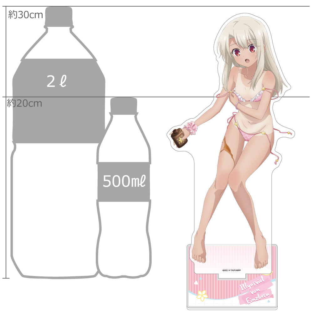 劇場版「Fate/kaleid liner プリズマ☆イリヤ Licht 名前の無い少女」 描き下ろし特大アクリルスタンド （イリヤ／日焼け）
