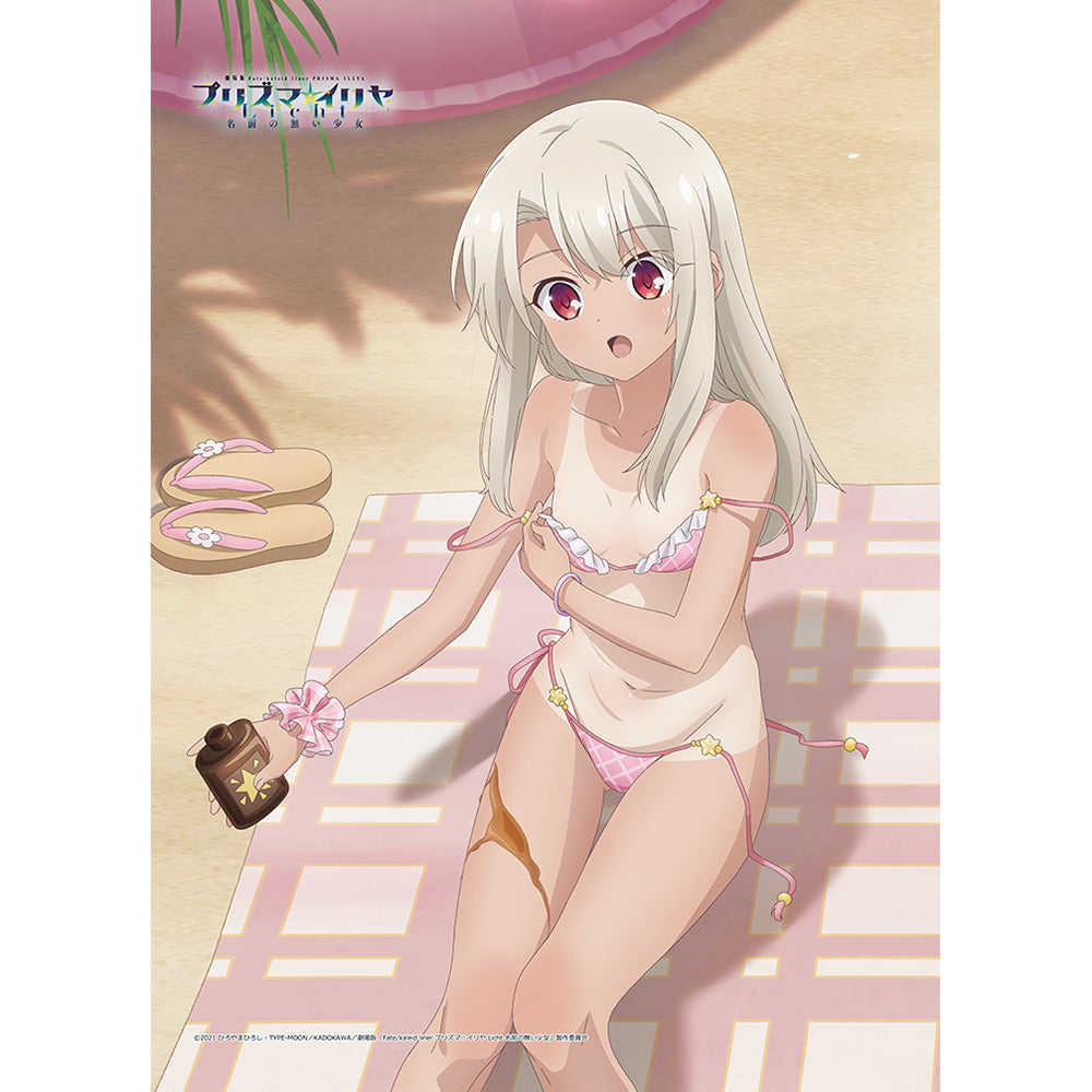 劇場版「Fate/kaleid liner プリズマ☆イリヤ Licht 名前の無い少女」 描き下ろしB2タペストリー （イリヤ／日焼け）Wスエード