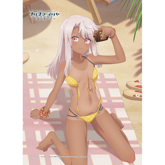 劇場版「Fate/kaleid liner プリズマ☆イリヤ Licht 名前の無い少女」 描き下ろしB2タペストリー （クロエ／日焼け）Wスエード