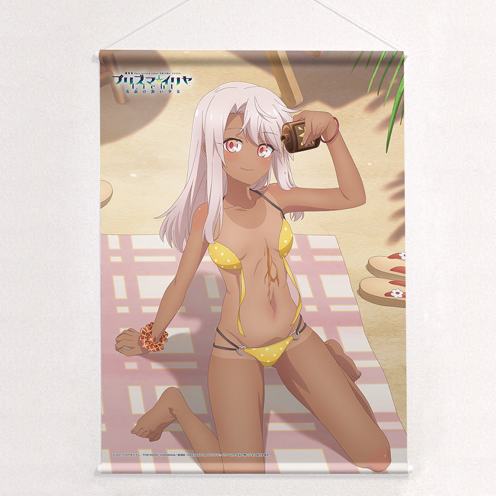 劇場版「Fate/kaleid liner プリズマ☆イリヤ Licht 名前の無い少女」 描き下ろしB2タペストリー （クロエ／日焼け）Wスエード