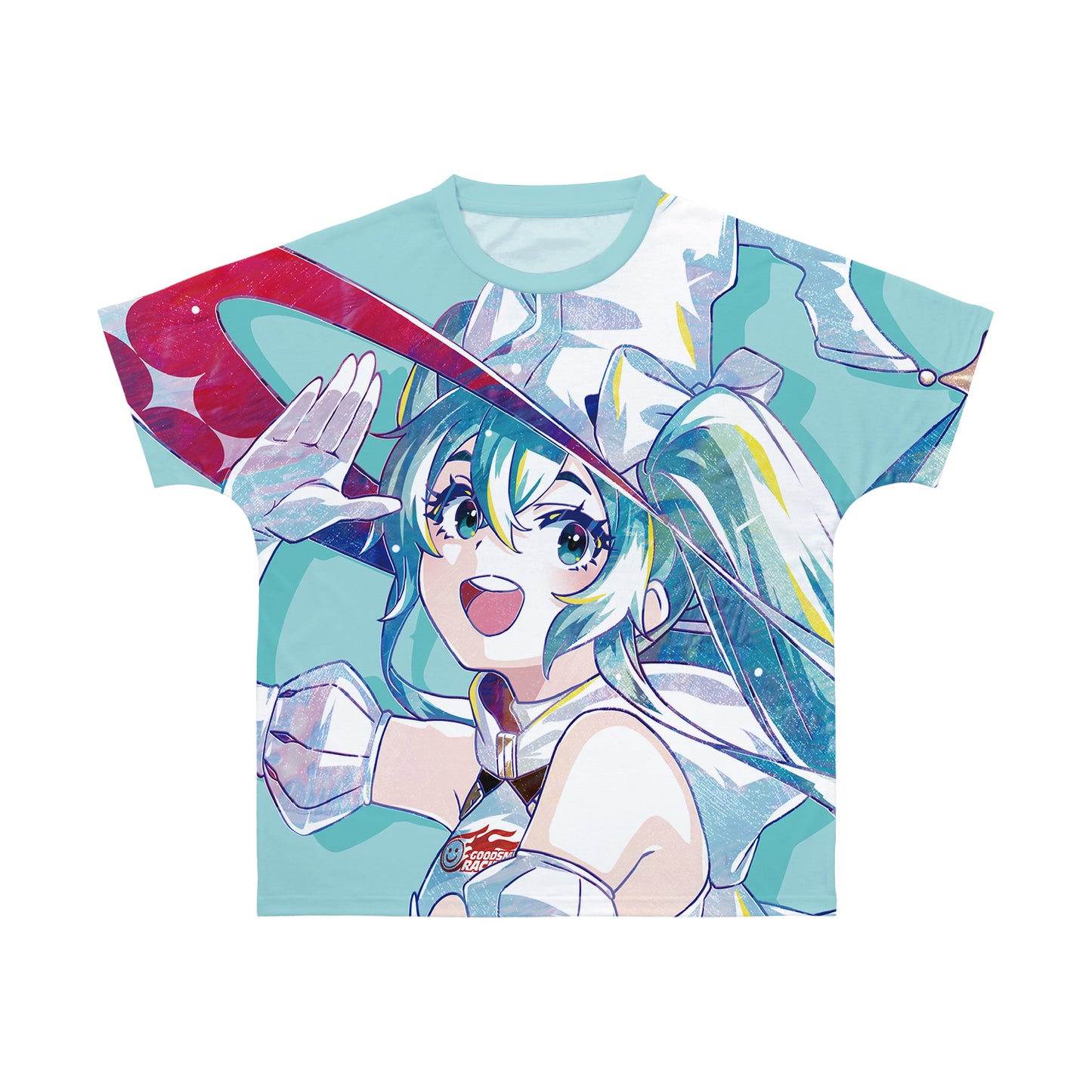 初音ミク GTプロジェクトレーシングミク 2024 Ver. Ani-Art フルグラフィックTシャツ Ver.Bユニセックス