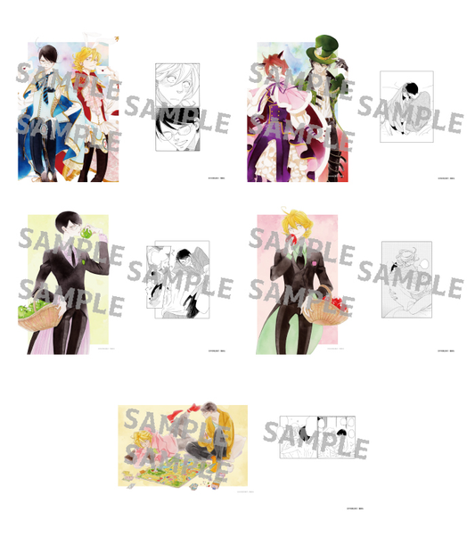 Dokyuusei Double-sided illustration card set