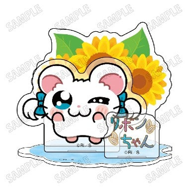 (1) Tottokotoko Hamtaro - 绘制的迷你丙烯透视画 (2) Ribbon-chan。