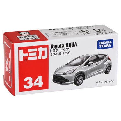 Tomica No.34 Toyota aqua Box