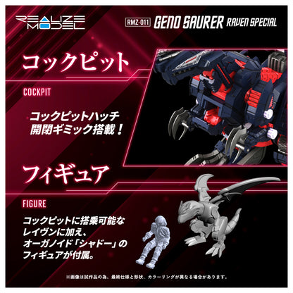 Zoids REALIZE MODEL RMZ-011 Geno-saurus Raven specification