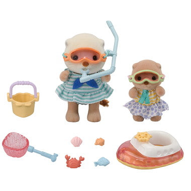 Sylvanian Sea Otter Siblings -Sea Play Set- FS-57