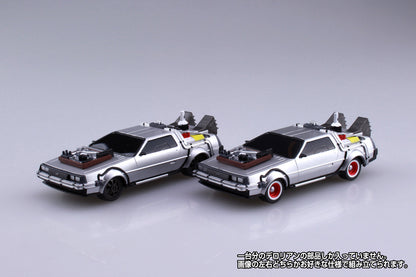 ムービーメカ バック・トゥ・ザ・フューチャー 1/43 プルバック デロリアン PartⅢ＆レイルロード
